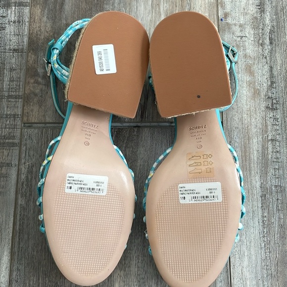 Schutz Dahra Sandals Women's Strappy Block Heel size 11 - Picture 6 of 8